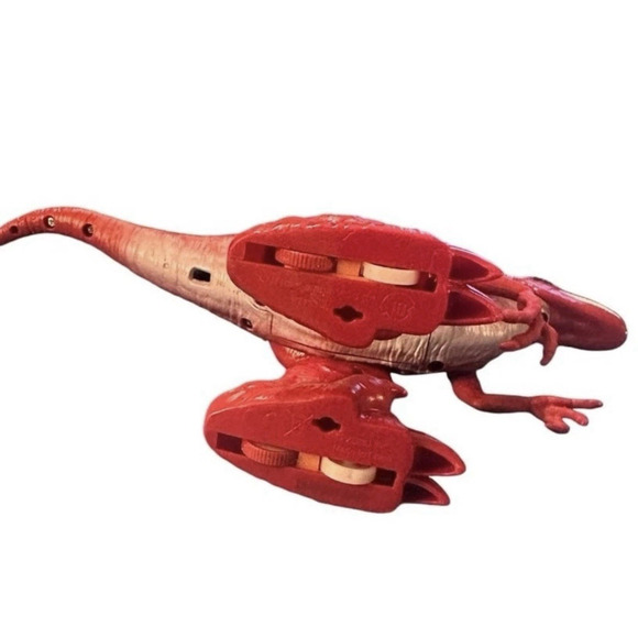 Robo Red Dinosaur Toy Figure Velociraptor Zuru Walking Action Jurassic 11” x 6” - Picture 9 of 9